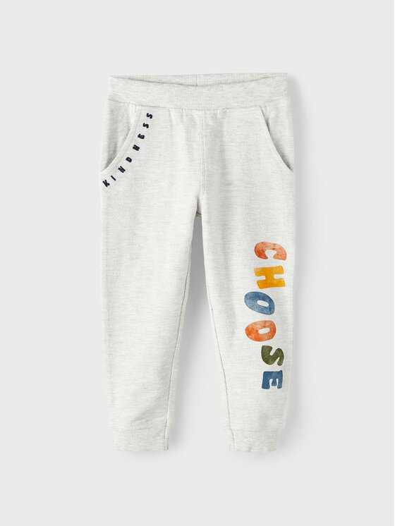 NAME IT Pantaloni trening 13219374 Gri Regular Fit