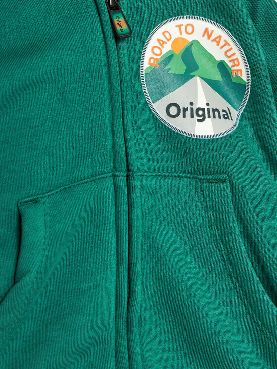 Original Marines Original Marines Džemperis DEA0695NM Žalia Regular Fit