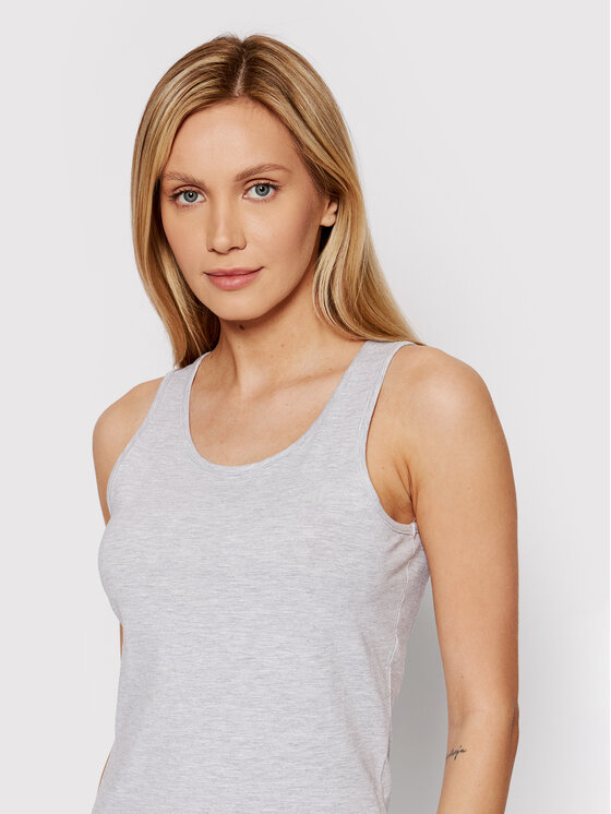 4F 4F Top H4L22-TSD351 Sivá Regular Fit
