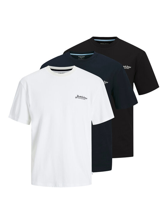 Jack&Jones Jack&Jones Komplekt kolmest t-särgist Beau 12277465 Värviline Relaxed Fit