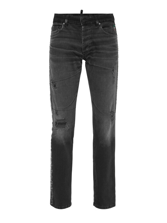 PHILIPP PLEIN PHILIPP PLEIN Jeansy 26865 Czarny Straight Leg