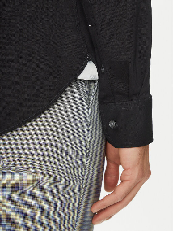Michael Kors Michael Kors Koszula MD0MD91392 Czarny Slim Fit