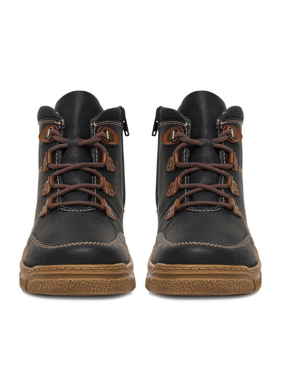 Rieker Rieker Schnürschuhe CEO-72313-00 Schwarz
