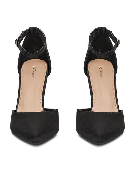 DeeZee DeeZee Pantofi cu toc subțire AL9631-6 Negru