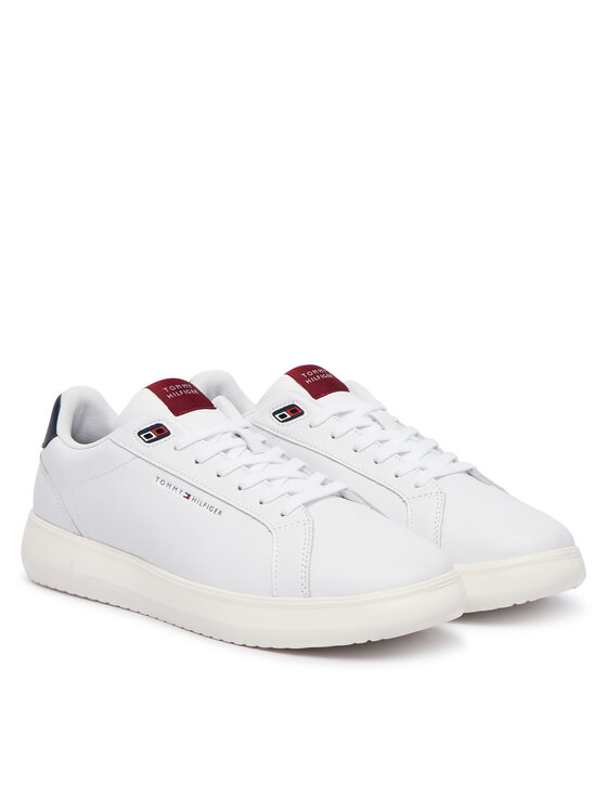 Tommy Hilfiger Tommy Hilfiger Αθλητικά Light Chunky Leather Sneaker FM0FM06000 Λευκό