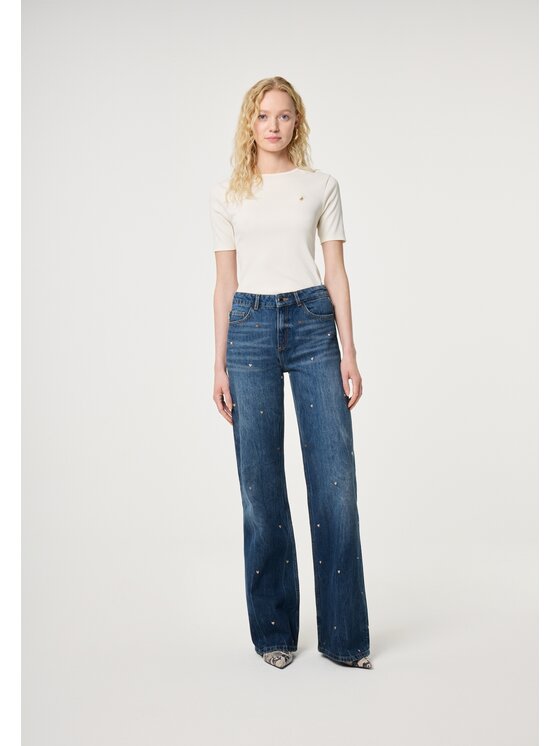 Fabienne Chapot Fabienne Chapot T-Shirt 6227-1607-174 Beżowy Slim Fit
