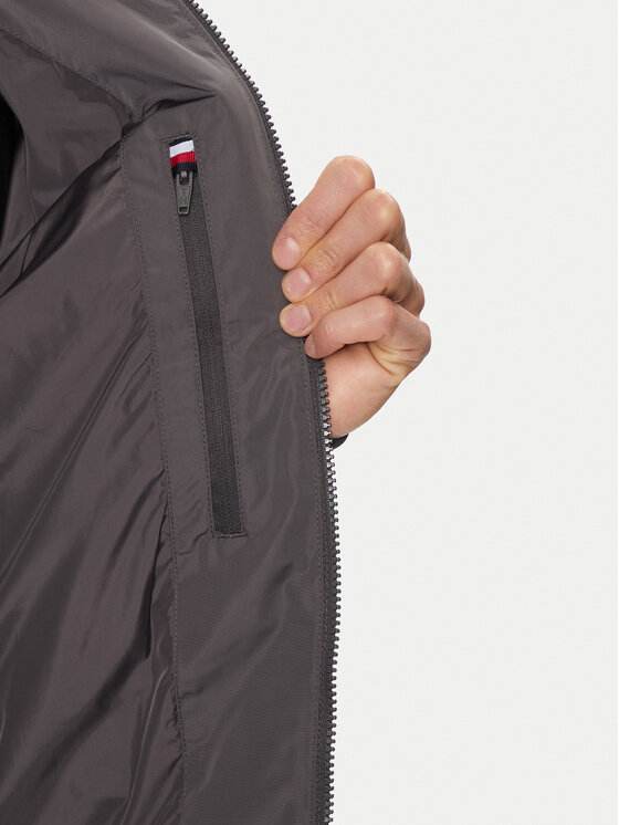 Tommy Hilfiger Tommy Hilfiger Μπόμπερ μπουφάν MW0MW35658 Γκρι Regular Fit