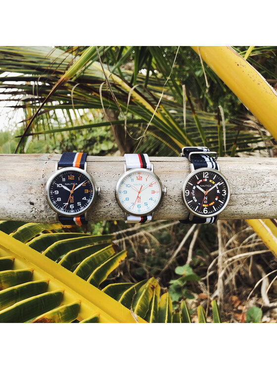 Nautica Nautica Hodinky NAPWGS902 Modrá