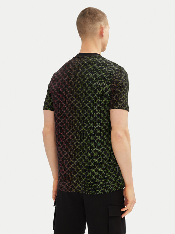 KARL LAGERFELD KARL LAGERFELD Marškinėliai 755403 552235 Juoda Regular Fit