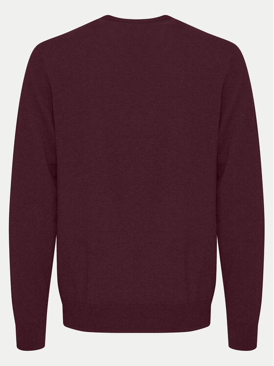 Blend Blend Sweter 20717955 Bordowy Regular Fit