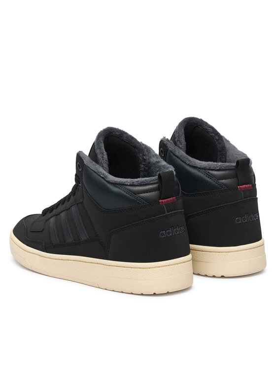 adidas adidas Sneakersy Rapid Court Mid Winterized Shoes JR1026 Czarny