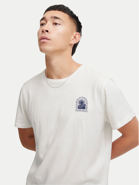 Blend Blend T-krekls 20716481 Balts Regular Fit