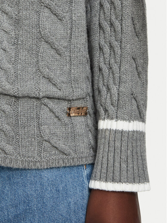 Beverly Hills Polo Club Beverly Hills Polo Club Cardigan 62SWD1300 Gri Regular Fit