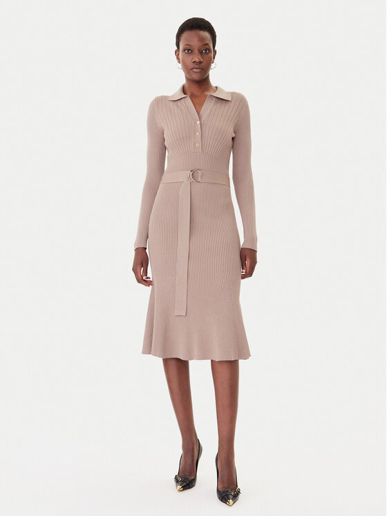 Marciano Guess Marciano Guess Трикотажна сукня 5BGK07 5891Z Бежевий Slim Fit