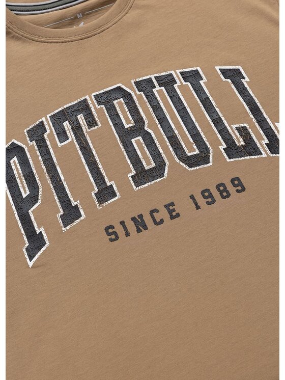 PITBULL PITBULL T-Shirt NORTON Brązowy Regular Fit