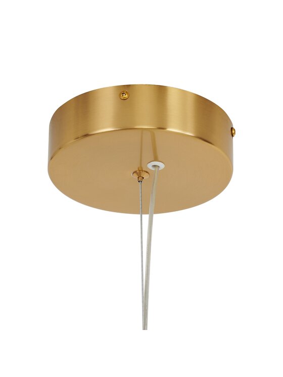 MIAhome MIAhome Lampa wisząca BRILLA-6 LED biało-złota 125 cm Złoty