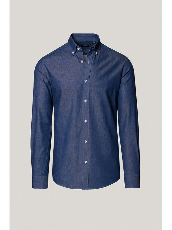 Próchnik Próchnik Koszula PM56 KO073125000017 Granatowy Slim Fit