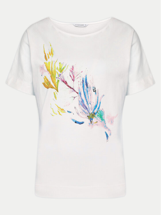 Tatuum Tatuum T-shirt Lali 1 T2409.114 Bijela Regular Fit