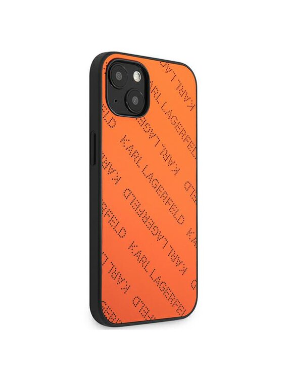 KARL LAGERFELD KARL LAGERFELD Etui na telefon iPhone 13 Pomarańczowy