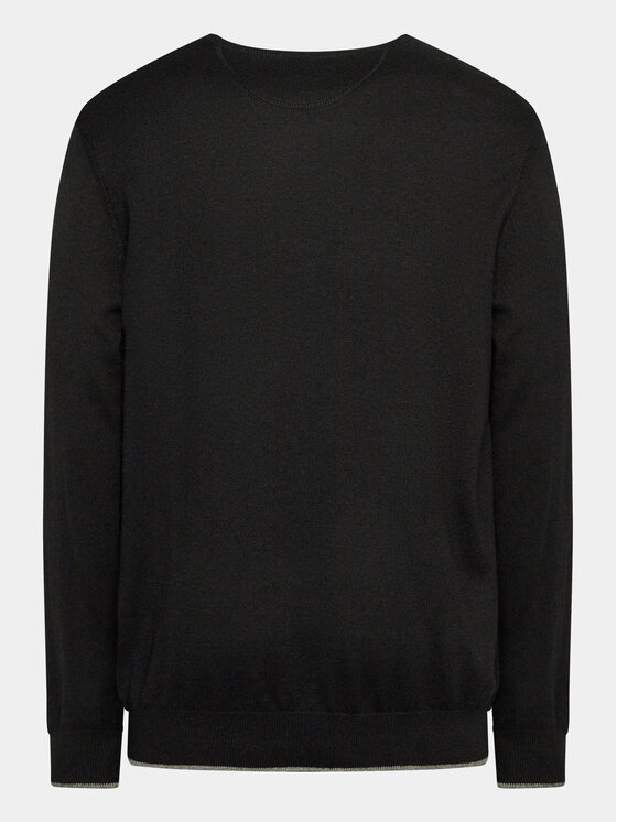 La Martina La Martina Sweter Wessel WMS016 YW025 Czarny Regular Fit