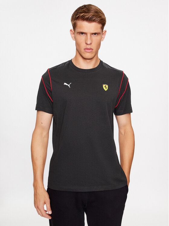 Puma Puma T-Shirt Ferrari Race Mt7 620938 Schwarz Regular Fit