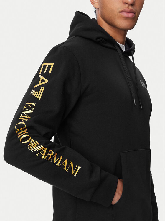 EA7 Emporio Armani EA7 Emporio Armani Majica dugih rukava 7M000570 AF10377 MC004 Crna Regular Fit