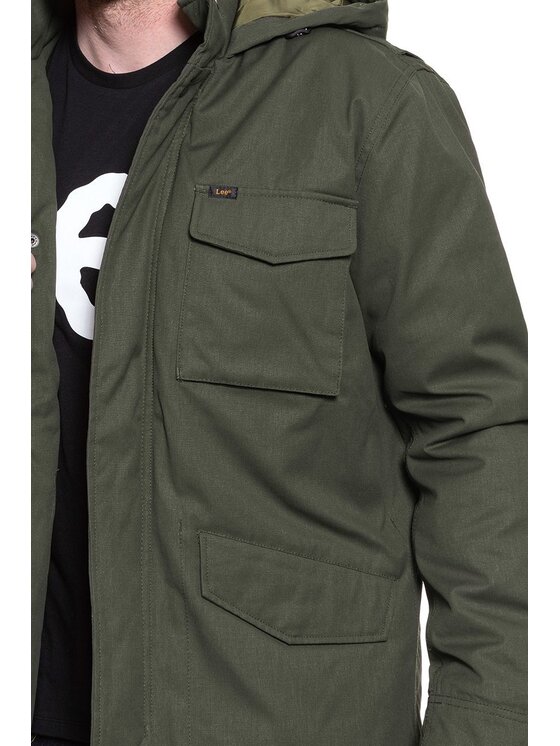 Lee Lee Giubbotto invernale WINTER FIELD JACKET Verde Regular Fit