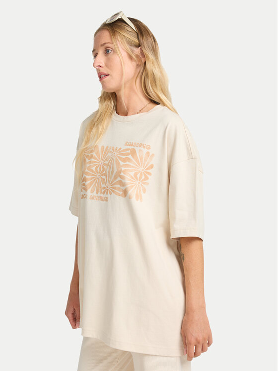 Billabong Billabong Majica Wander Across EBJZT00483 Bež Loose Fit