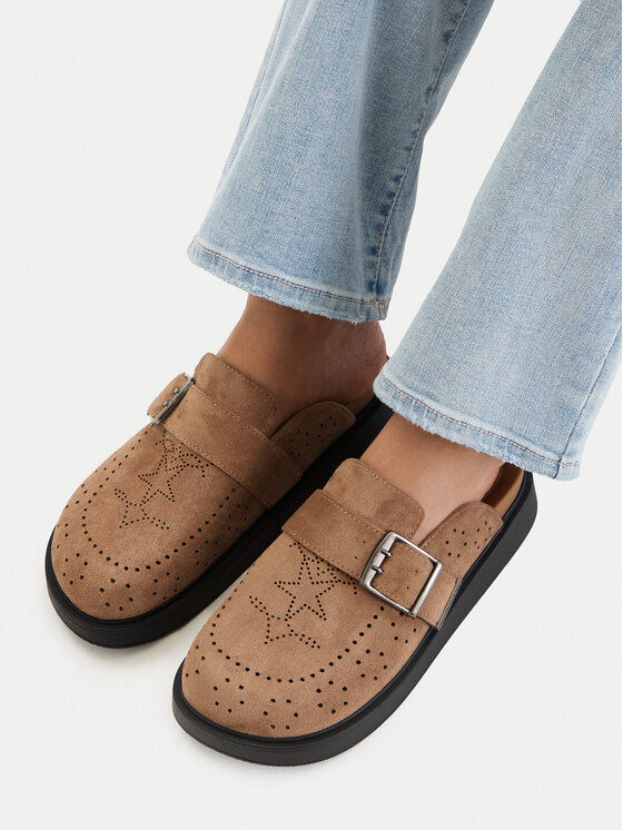 Guess Jeans Guess Jeans Pantoletten EO-HY2T709-3 Beige