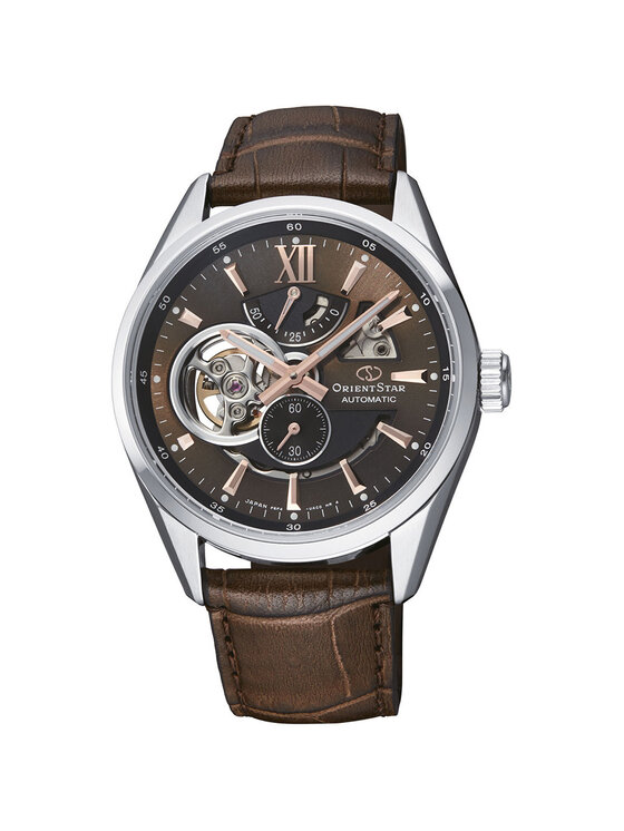 Orient Star Orient Star Zegarek RE-AV0006Y00B Brązowy