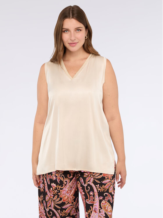 Fiorella Rubino Fiorella Rubino Top D000L000136N002 Oro Regular Fit