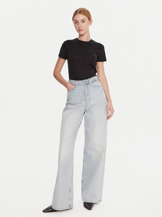 Calvin Klein Calvin Klein T-Shirt LV044D201G Μαύρο Regular Fit