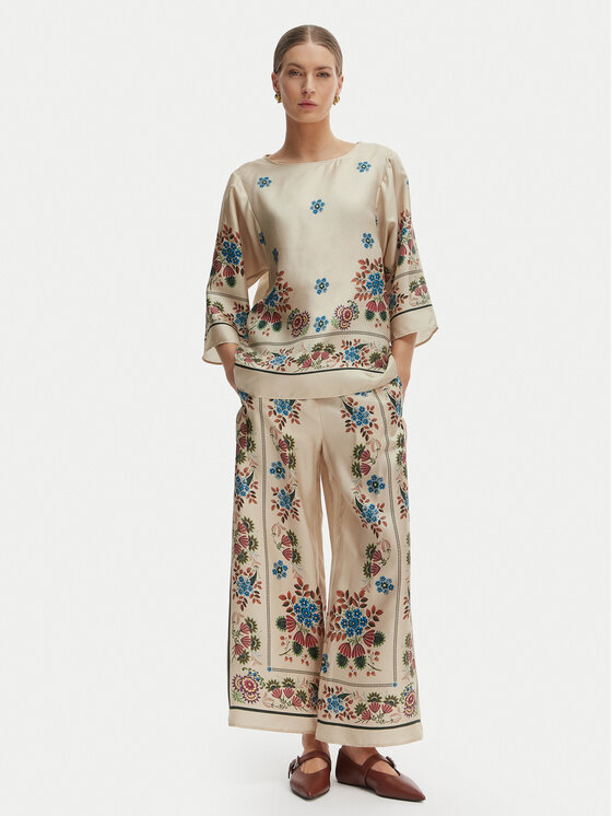 Weekend Max Mara Weekend Max Mara Särkpluus Samba 2615111062 Ekrüüvärv Loose Fit