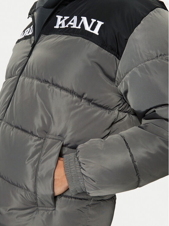 Karl Kani Karl Kani Зимно яке Retro Essential 60760013 Сив Regular Fit