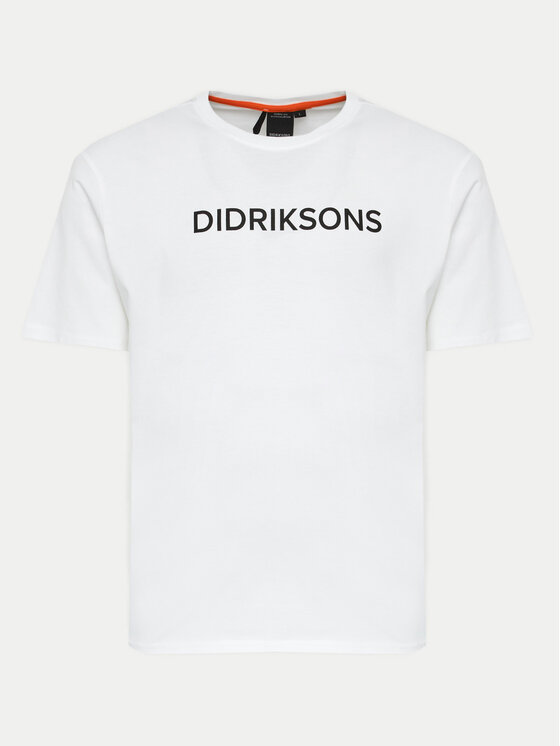 Didriksons Didriksons Marškinėliai Harald 505551 Balta Regular Fit