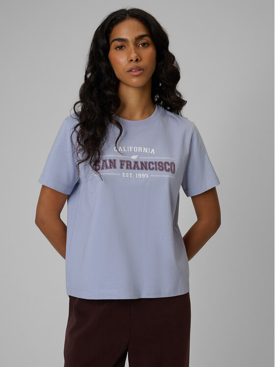 4F 4F T-Shirt SPORTS CLUB Boxy Fit