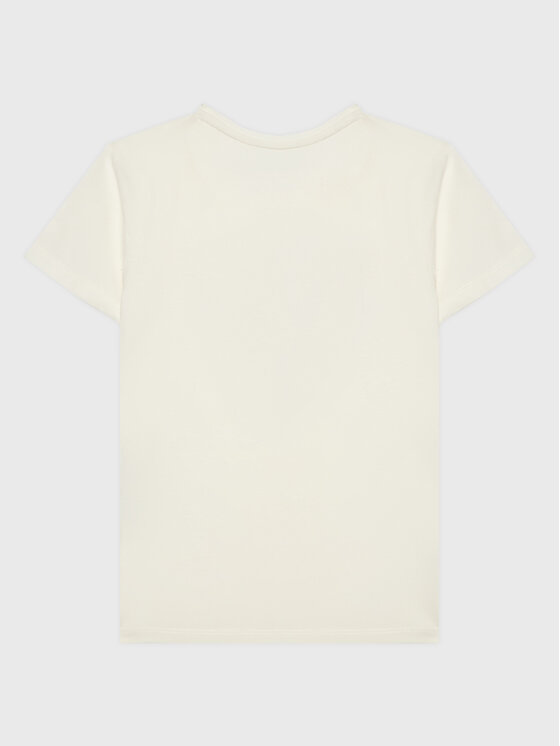 Guess Guess Tričko J2YI51 K6YW1 Écru Regular Fit