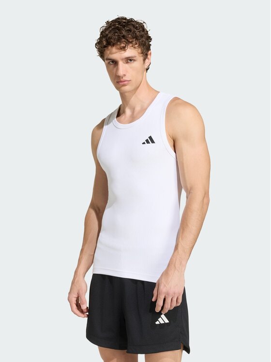 adidas adidas Tank top 161555 Biały Fitted Fit