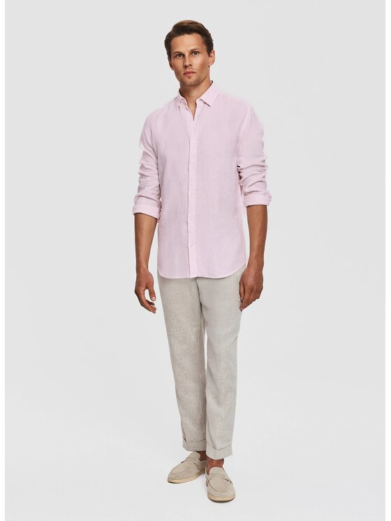 Pako Lorente Pako Lorente Koszula P26SN-1X-023 Różowy Slim Fit