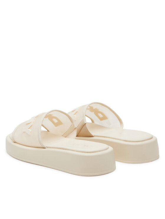 DKNY DKNY Klapki K2500541 Écru