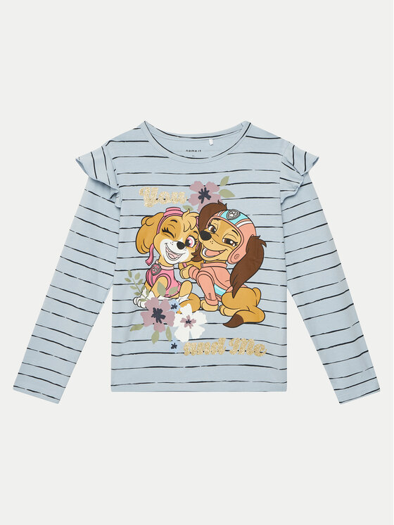 NAME IT NAME IT Bluză Julia PAW PATROL 13238285 Albastru Regular Fit