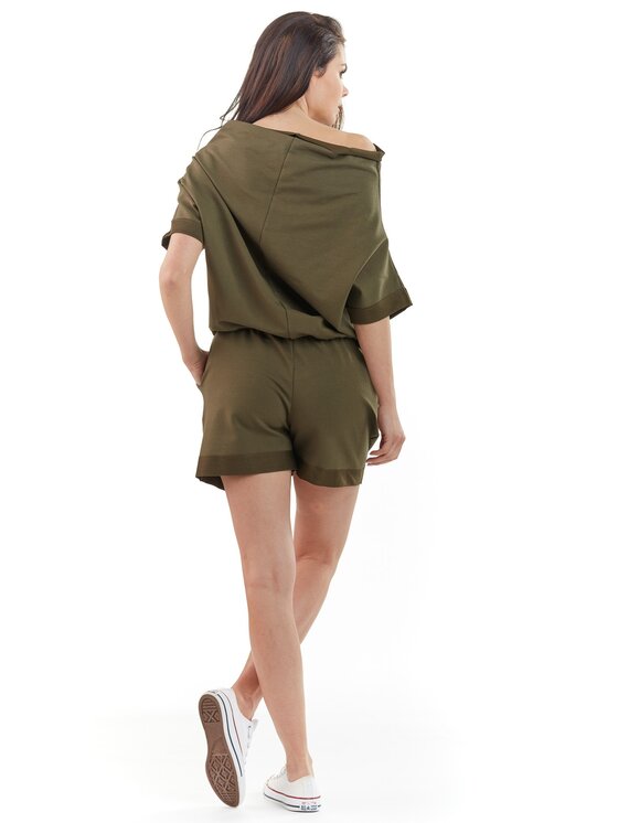 Awama Awama Kombinezon A216 Khaki Basic Fit