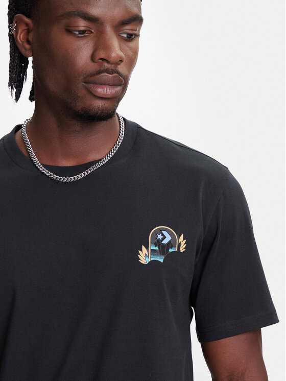 Converse Converse T-shirt Desert Sunset 10027713-A01 Nero Regular Fit