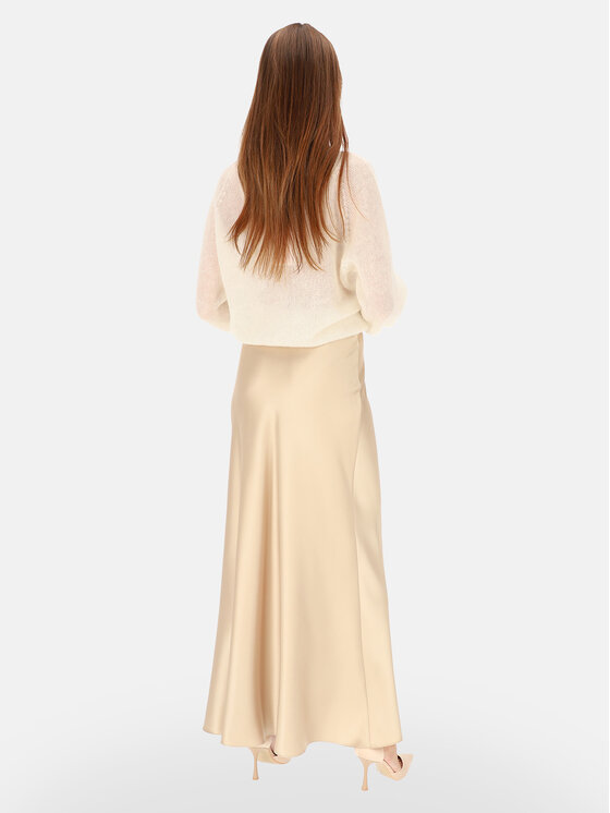 L’AF L’AF Spódnica maxi Kelli Beżowy Regular Fit