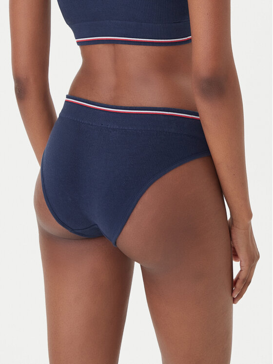 Tommy Hilfiger Tommy Hilfiger Klasične spodnje hlačke UW0UW06064 Mornarsko modra