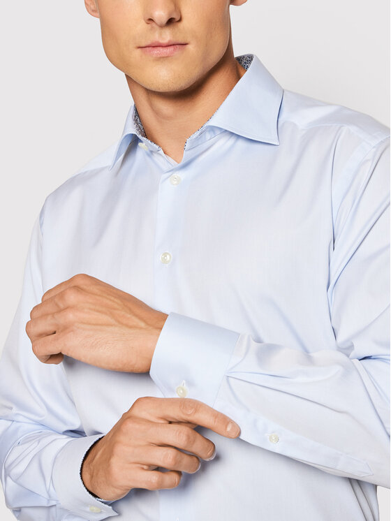 Eton Eton Košeľa 100002420 Modrá Contemporary Fit