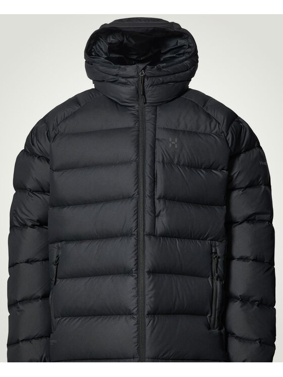 Haglöfs Haglöfs Kurtka puchowa Rosson Down Hood Men Czarny Regular Fit