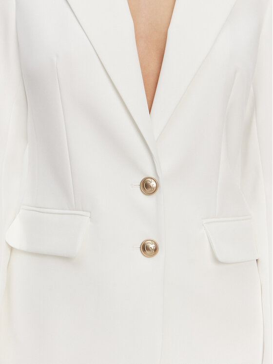 Guess Guess Giacca da abito W5GN59 WH9Y2 Bianco Regular Fit