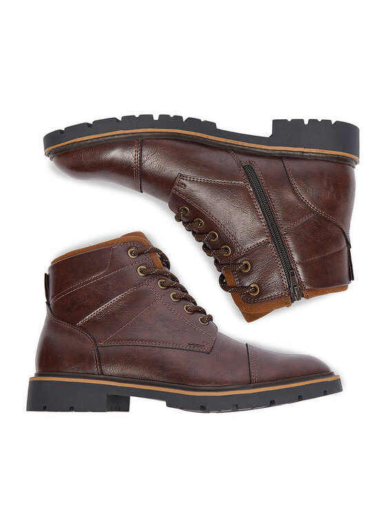 Lanetti Lanetti Schnürschuhe CEO-2011 124AM Braun