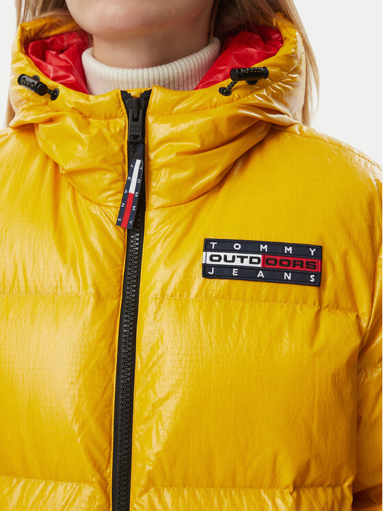 Tommy Jeans Tommy Jeans Пухено яке Alaska  DW0DW23802 Жълт Oversize